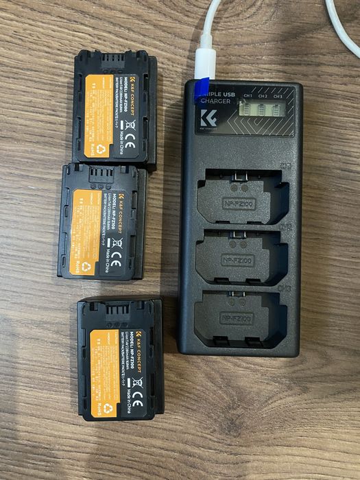 K&F Concept NP-FZ100 2280mAh для камер Sony і Fujifilm