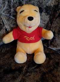 Kubuś Puchatek, Pooh, maskotka,  miś, 23-24 cm. na siedząco, stan bdb