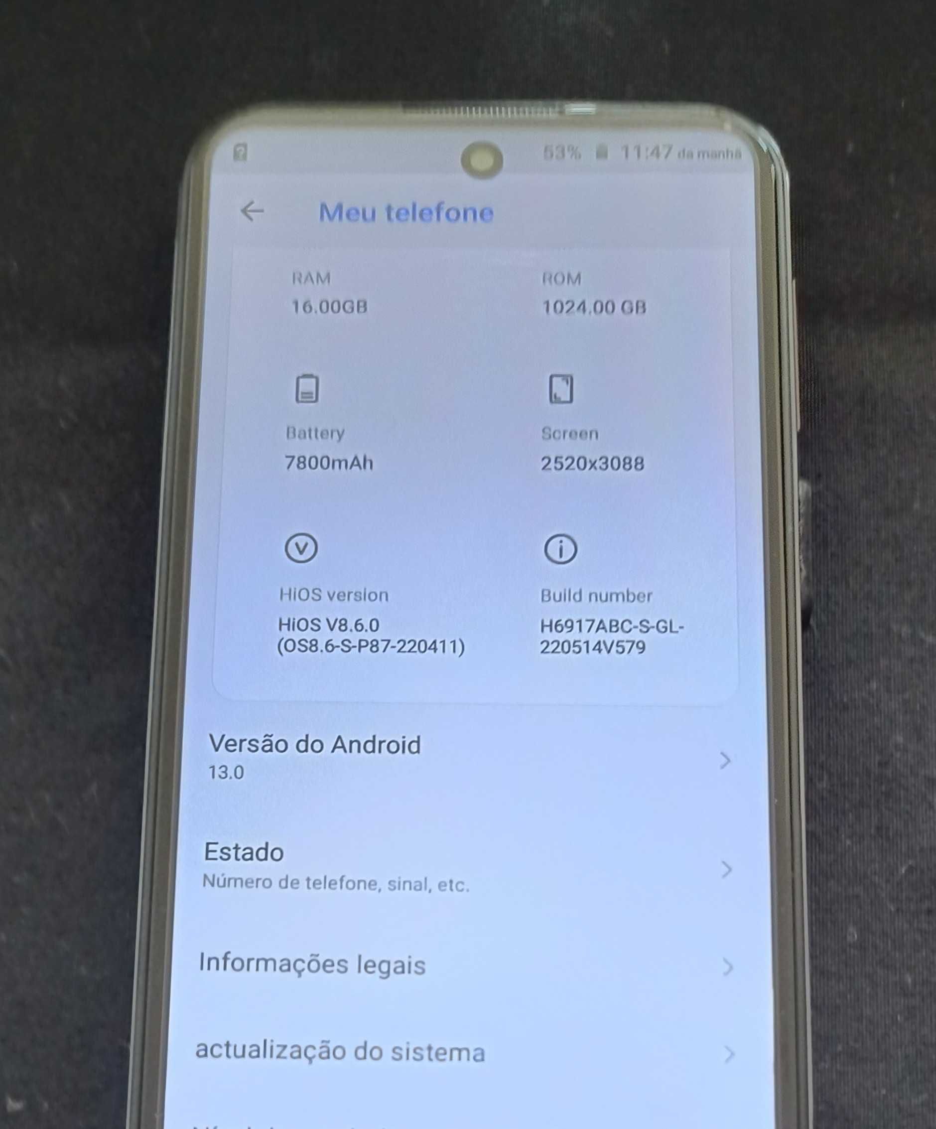 Smartphone novo Android Dual Sim 16GB + 1TB Desbloqueado