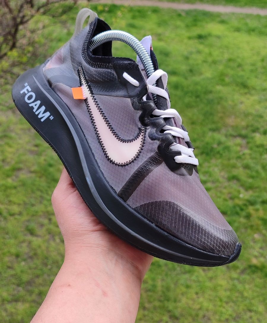 Кроссовки Off-White x Nike Zoom Fly SP Black