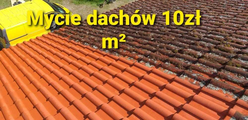 Mycie dachu mycie elewacji kostki brukowej malowanie dachu elewacji