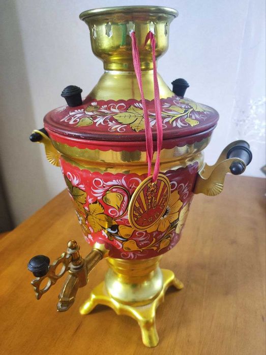 Самовар расписной электрический СССР 1987 р