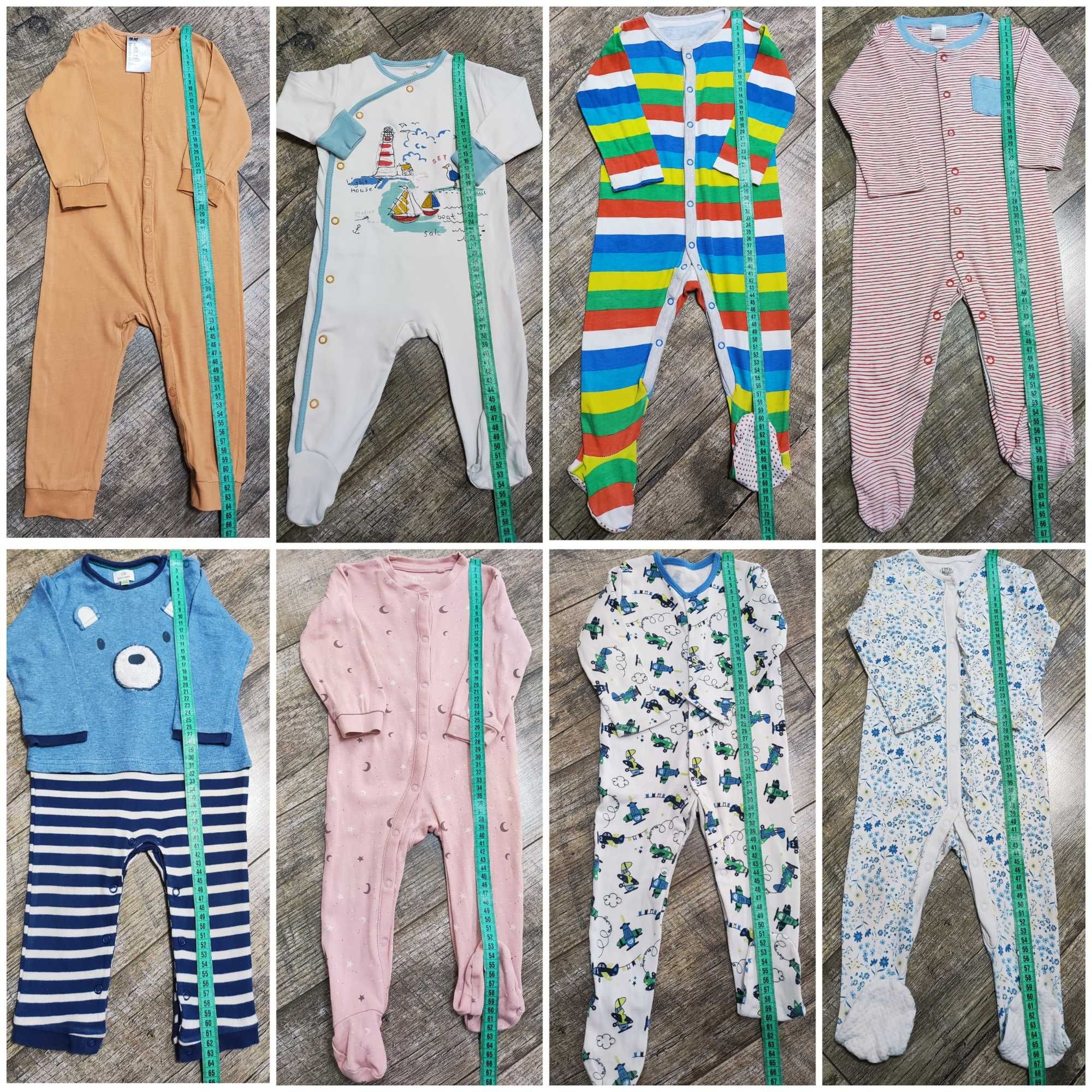 Человечки, слипы, F&F, Next, TU, Primark, р. 3-24мес., 62-92