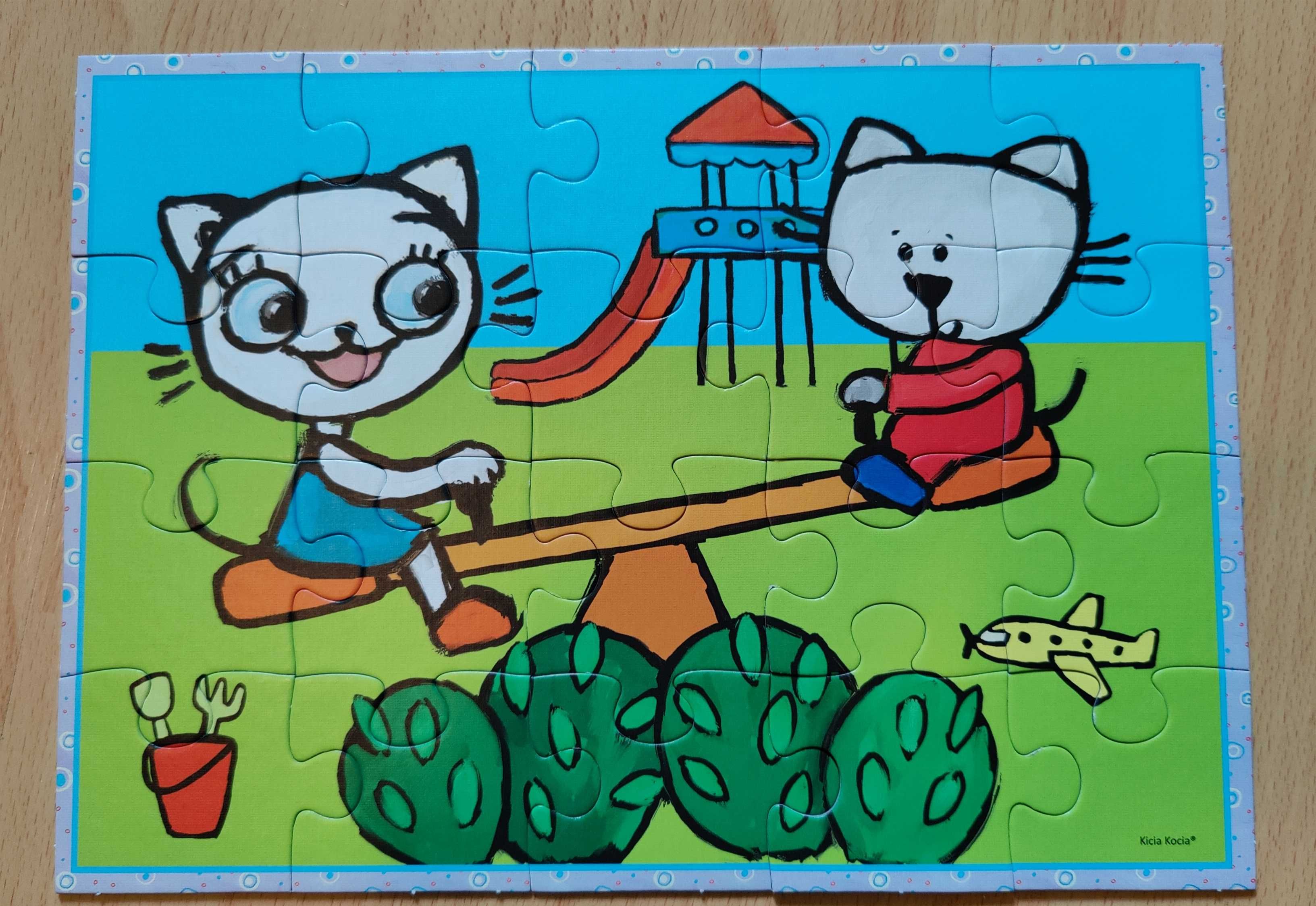 Puzzle Trefl 4 w 1 Kicia Kocia