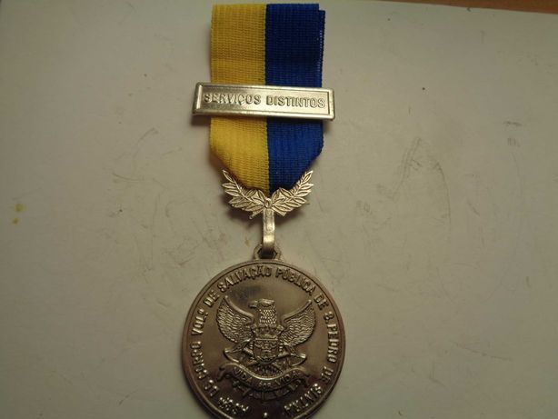 Medalha Bombeiros Condecoração S.Pedro de Sintra Of.Envio
