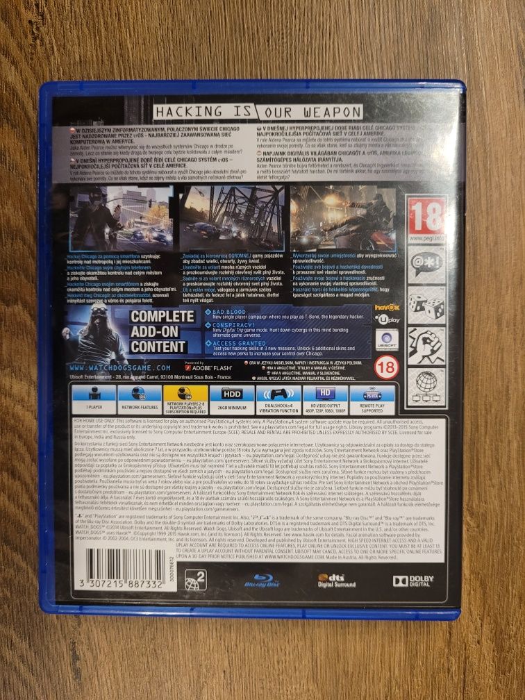 Gra Watchdogs Complete Edition PS4