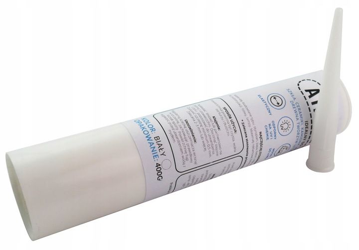 Klej Do Basenów Klejenie Folii Basenowej Pvc Biały Tuba 400g Na Sucho