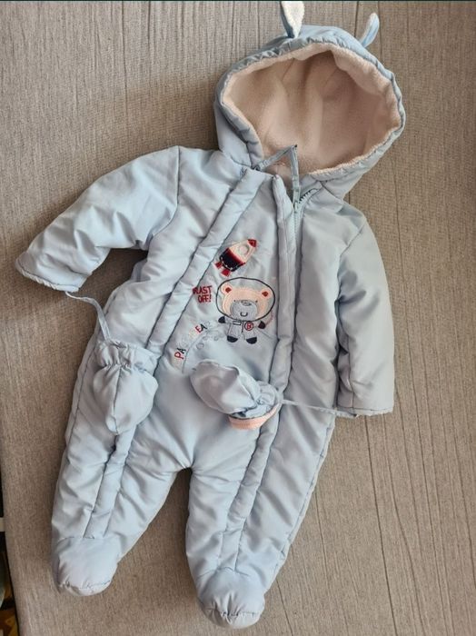 Kombinezon# spiworek dla chłopca 3-6m
