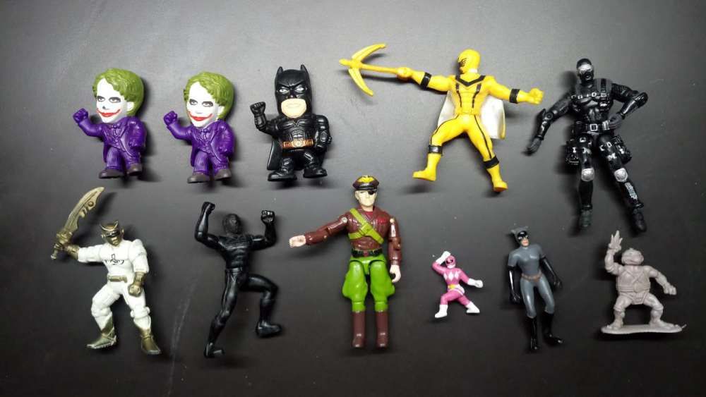 brinquedo super-heróis marvel comics batman joker super-homem boneco