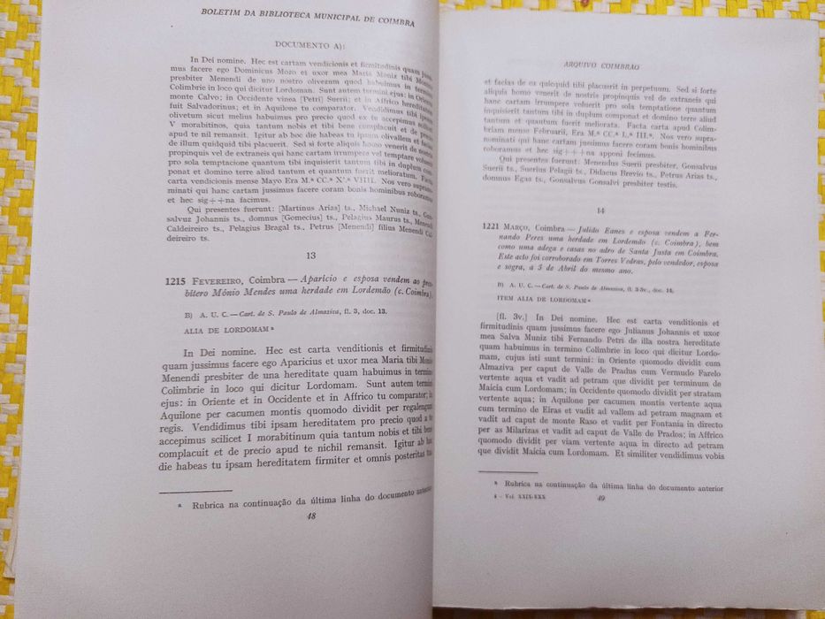 ARQUIVO COIMBRÃO  Vol  XXIX -XXX
Bol  Bibliot Municip
Coimbra  1982 83