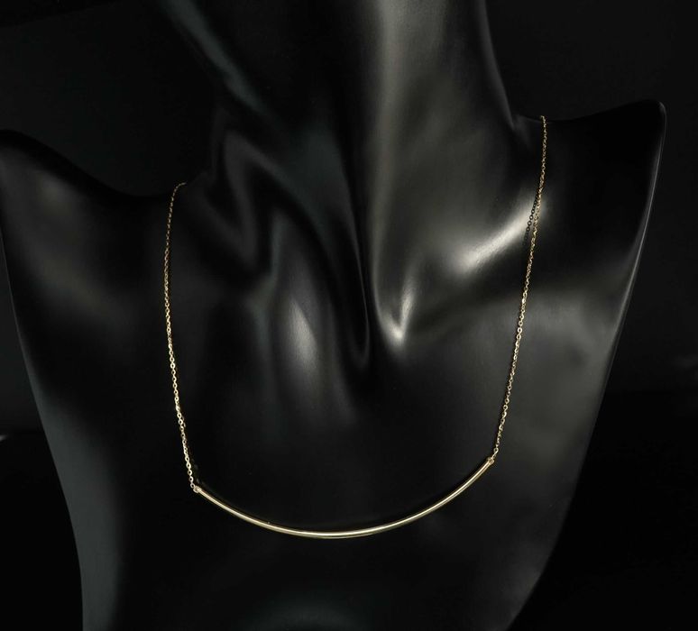 Złoto 585 - złoty łańcuszek Celebrytka