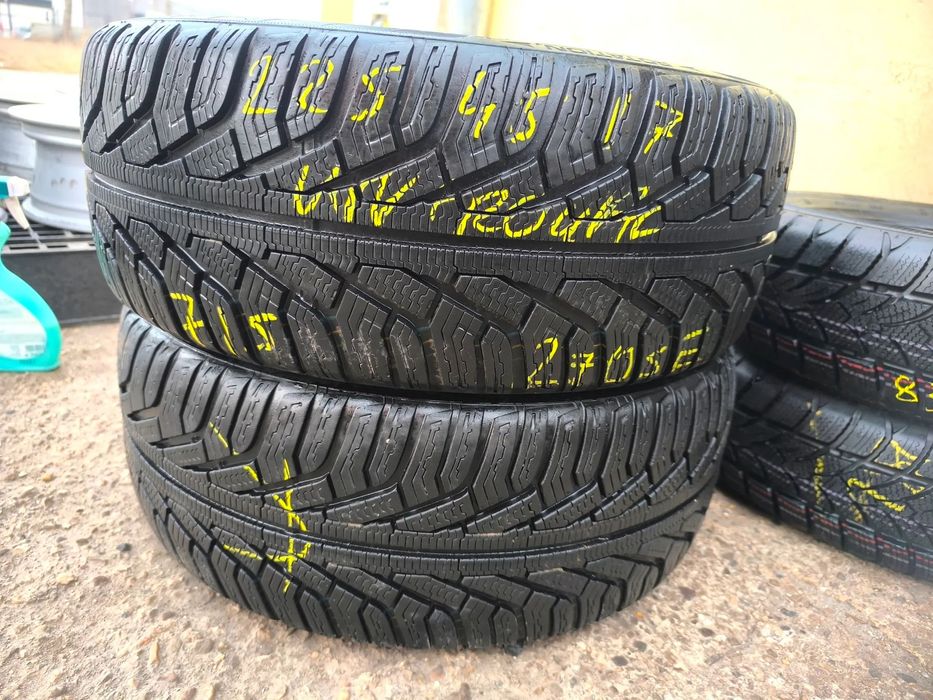 225/45R17 94V XL Opony Zimowe Zima UNIROYAL MS PLUS 77 7mm Legnica ALU-RAD 225/45