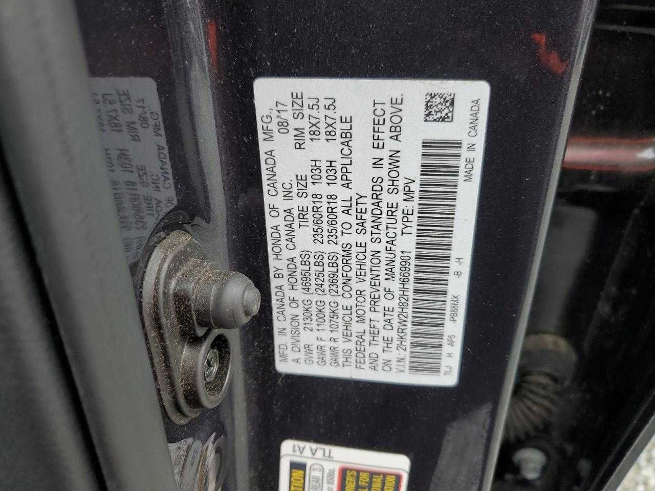 2017 Honda CR-V EXL