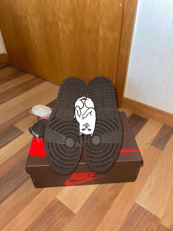Jordan 1 Retro High OG SP Travis Scott Mocha 43