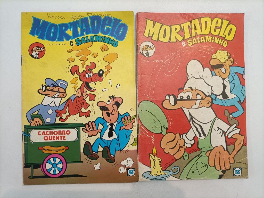 12 Albúns: O Vento nos Salgueiros, Mortadelo e Salaminho, Cristal Maio