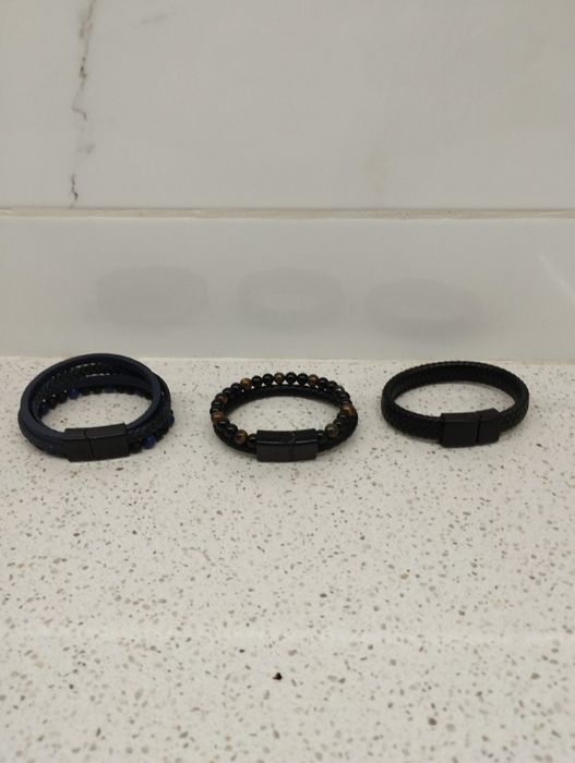 Pulseiras homem pulso 19 cm