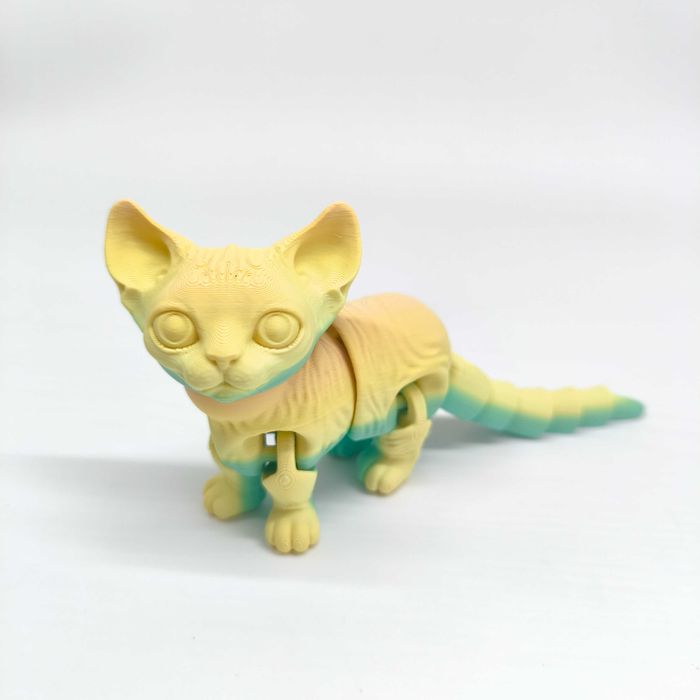Розпродаж! Магічний 3D кіт сфінкс 32см із переливчастим ефектом
