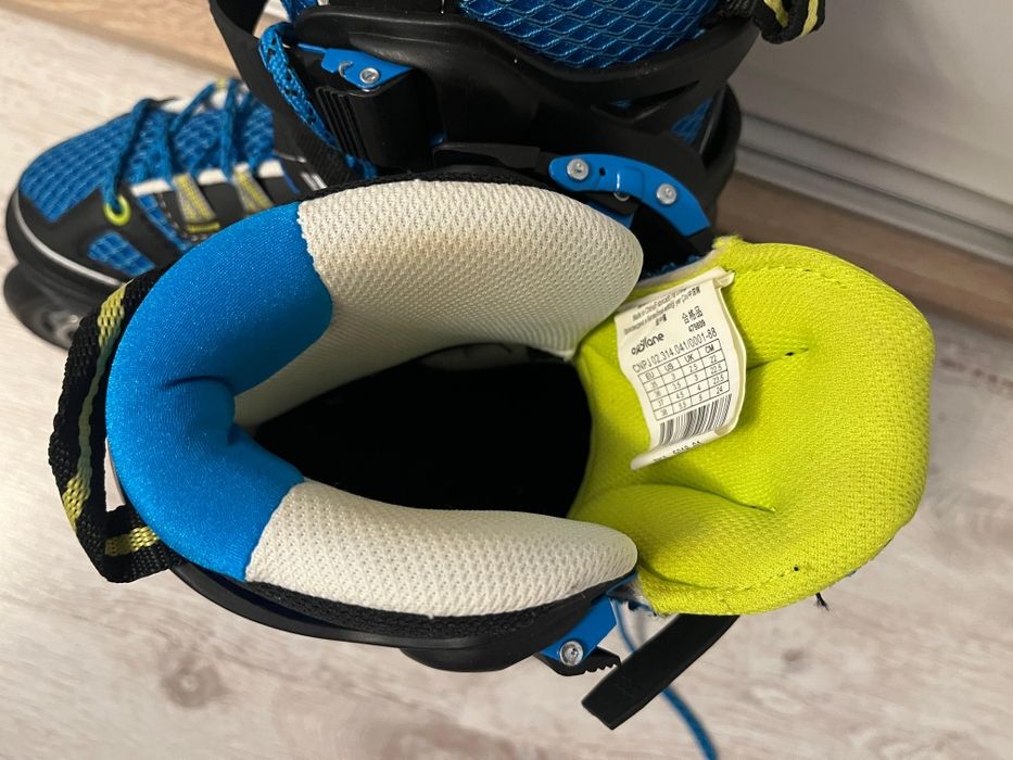 Rolki Oxelo junior niebieskie rozmiar 35-38
