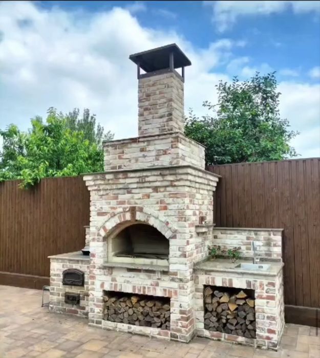 Строительство печей барбекю комплексов и беседок зон отдыха