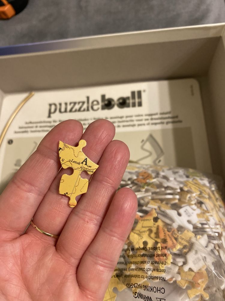 Przestrzenne puzzle globus