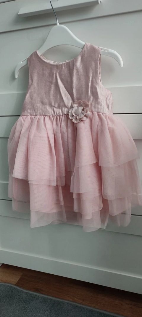 Śliczna świąteczna sukienka dla księżniczki H&M 80 / 86