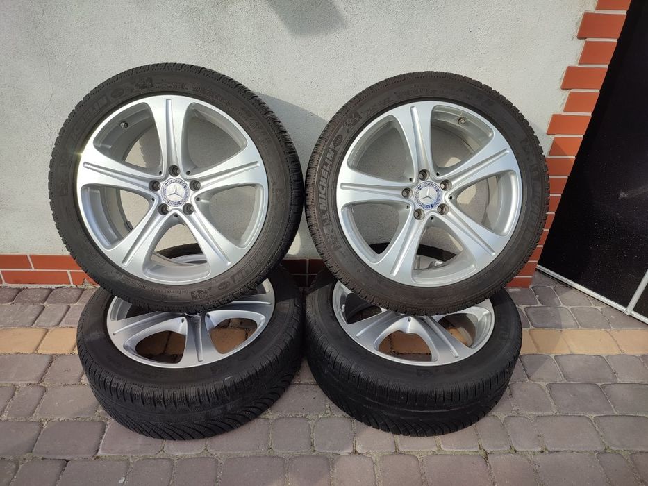 Koła zima alufelgi 18" 5x112 Mercedes oryginał A21340... E klasa
