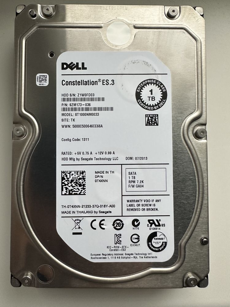 Серверний hdd dell 1tb