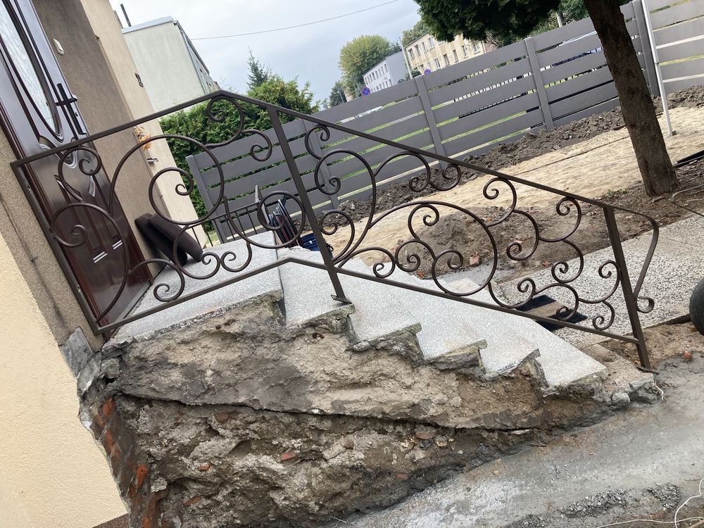 Poręcze metalowe zewnętrzne