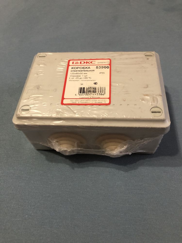 Розподільчі коробки DKC 120×80×50 мм, IP55