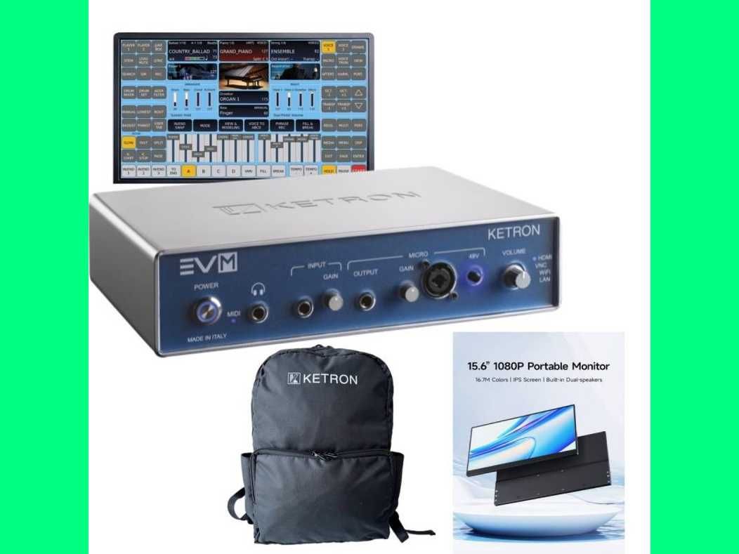 KETRON Event EVM PACK - moduł, monitor, plecak | SKLEP
