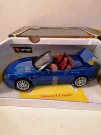 Kolekcjonerski metalowy model Maserati GT Spyder firmy Burago