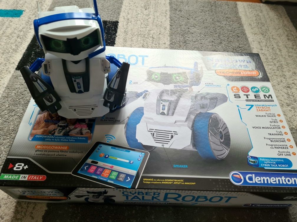 Zabawka Cyber Talk Robot, Clementoni  8+