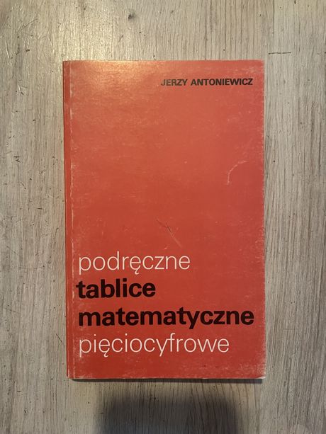 Podręczne tablice matematyczne pięciocyfrowe