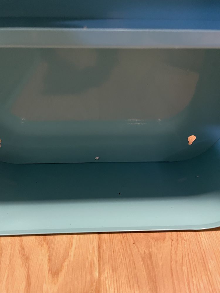 Ikea Gunnern Szafka apteczka metalowa niebieska