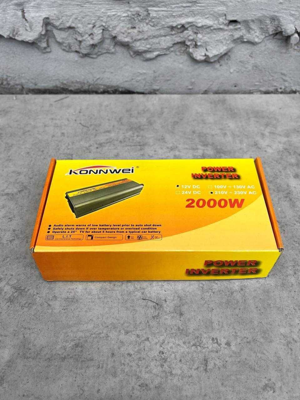 Перетворювач напруги Konnwei 2000W 12V