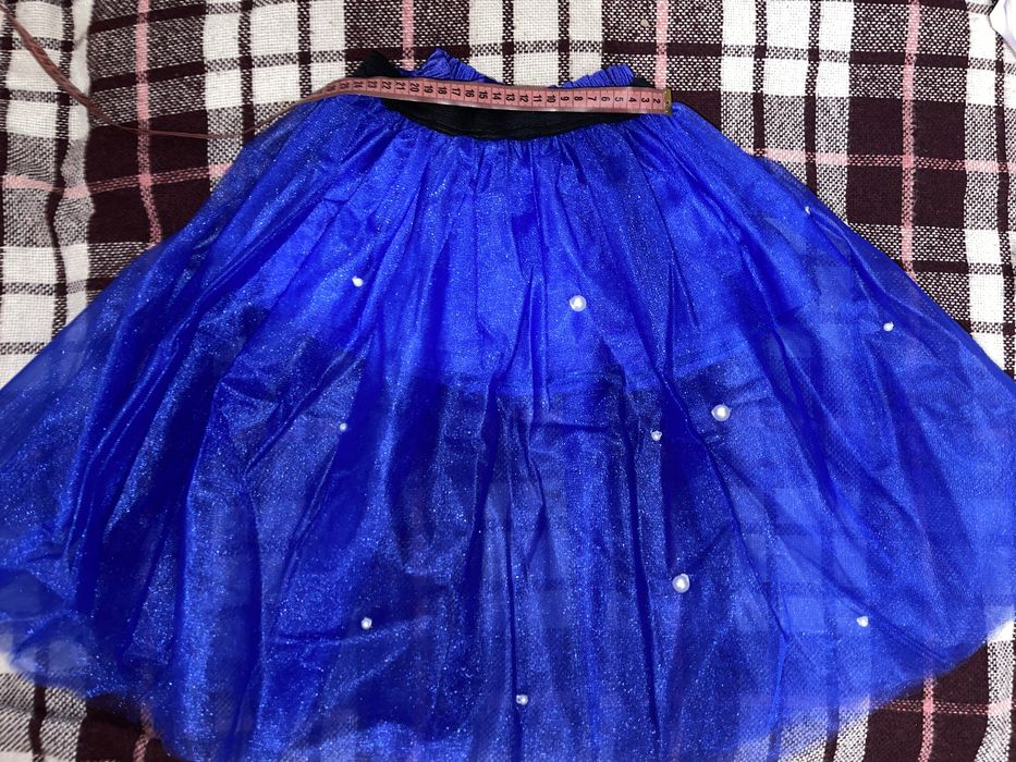 Спідниця фатинова синя