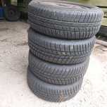 Komplet opon zimowych Barum  205 60 r 16  na felgach