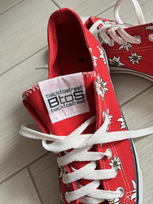 Кеди червоного кольору, кросівки блакитні, кеди Conversse,розмір 40