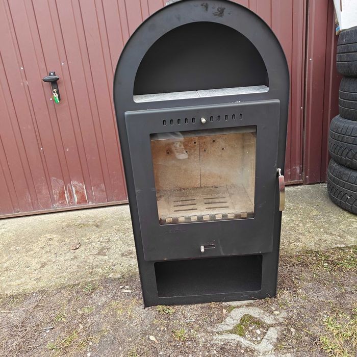 Kominek z Norwegii piękny żeliwny piec koza jotul dovre styl klimat