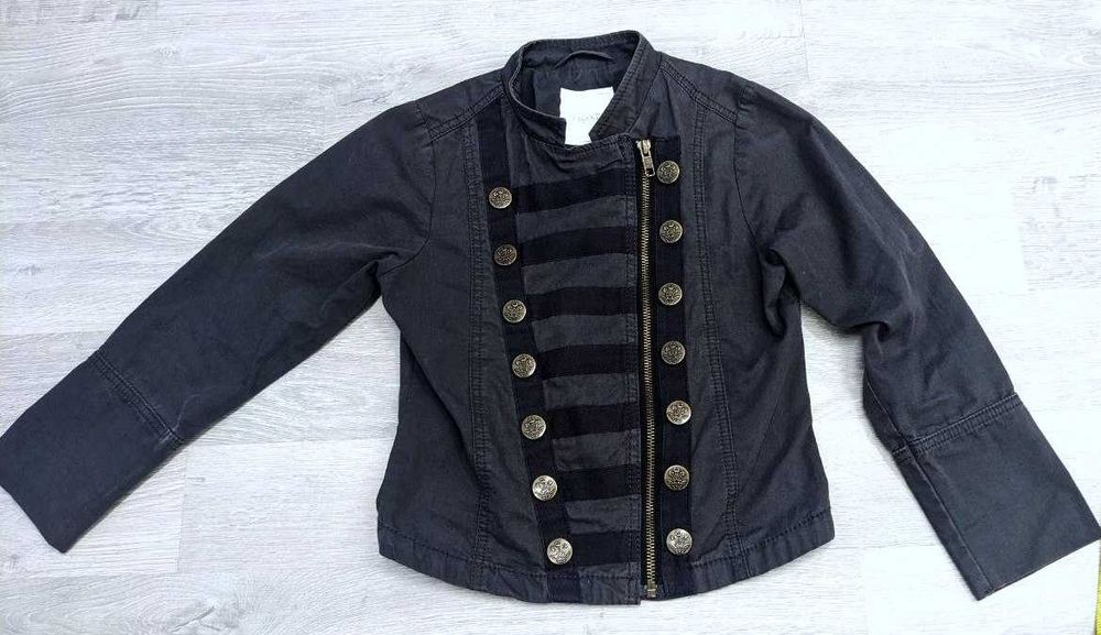 Джинсовый пиджак/курточка на девочку от NEXT, размер 122см/7лет
