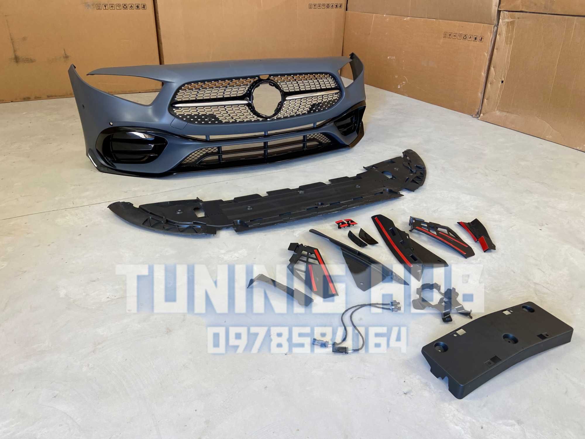 бампер Mercedes W177 A-Class (2018-2022) AMG мерседес амг передний