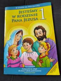 Książka,podręcznik do religii klasa 1,Jesteśmy w rodzinie Pana Jezusa