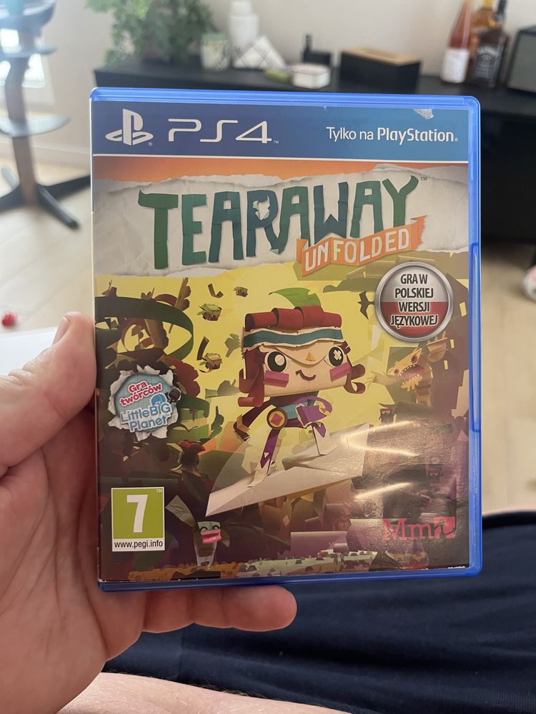 TEARAWAY UNFOLDED - PS4 - PS5 - idealna - PL - Polska wersja jezykowa