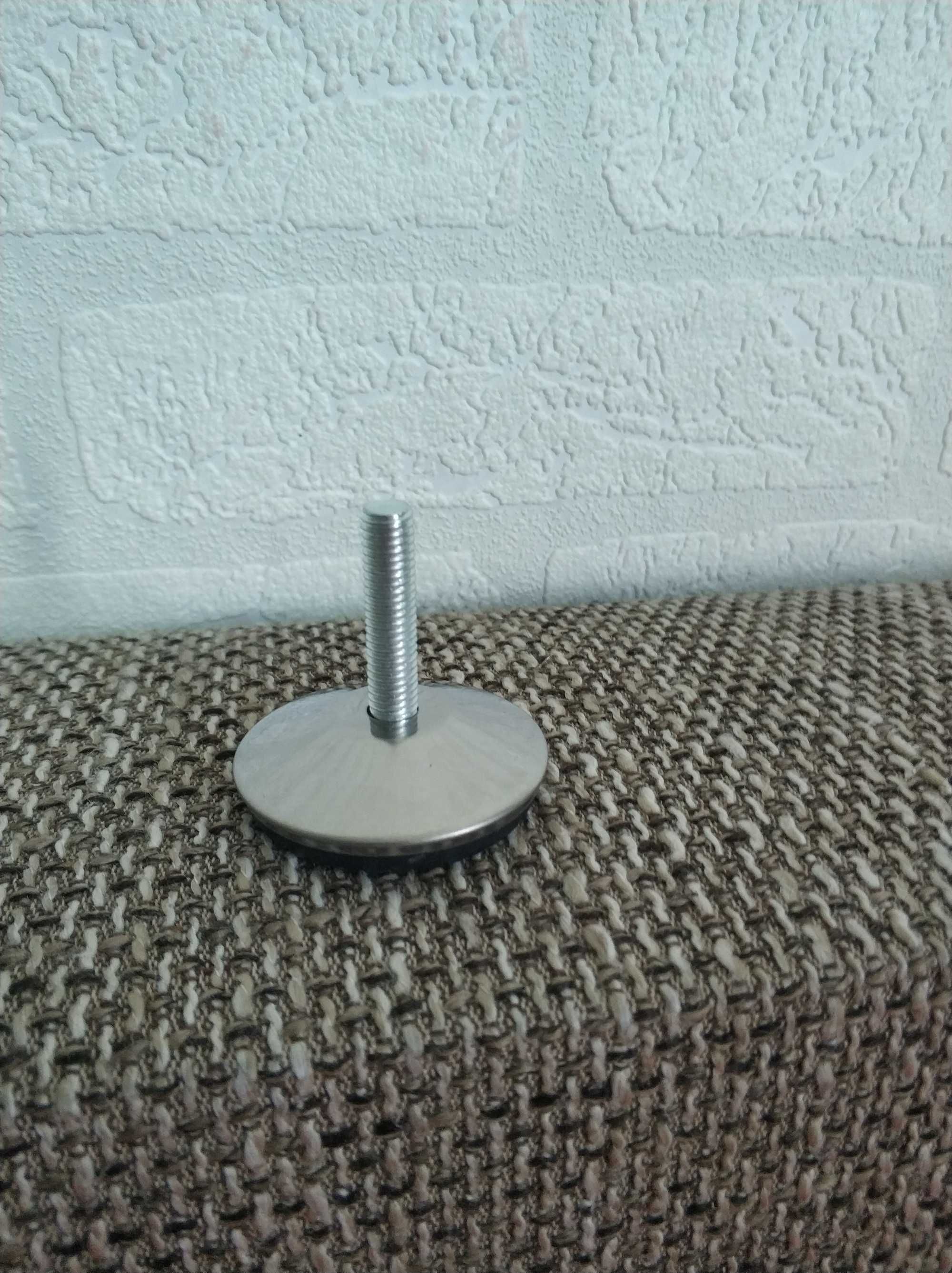 Nóżki śrubowe okrągłe metalowe pod fotel stolik Szafkę krzesło