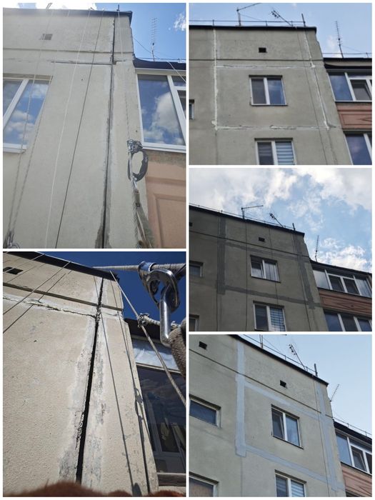 Герметизация швов, межпанельных стыков