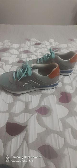 Ténis 36 NB cinza /azul