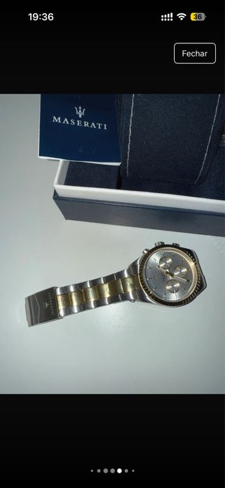 MASERATI Relógio Competizione Bicolor