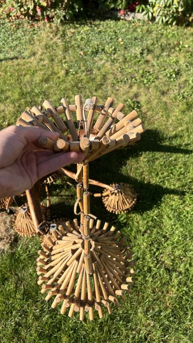 Lampa, żyrandol  korzeń 35 lat u mnie ;-)