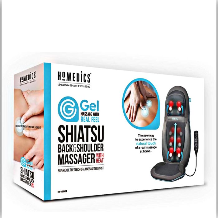 Nowy Masażer HoMedics Shiatsu GEL z podgrzewaniem – HIT!