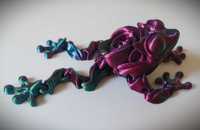 Żaba Figurka Zabawka Ruchoma Róża Wielokolorowa Magic Druk 3D 14CM